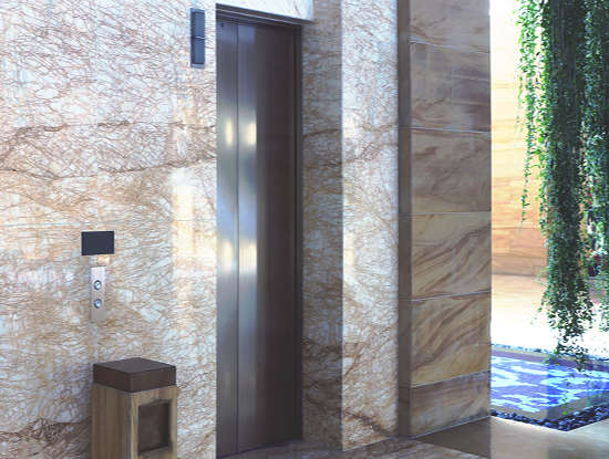 miniascensore in un boutique hotel